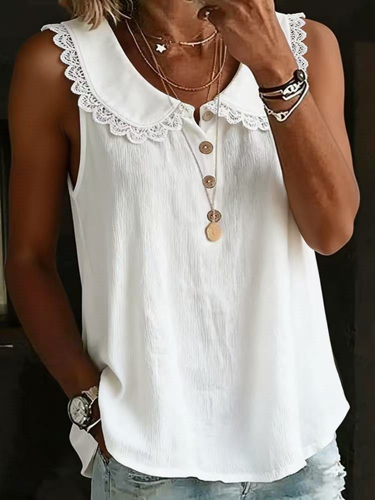 New 2026 Women's Summer Sleeve - Shirt Camp Collar 评论和价格