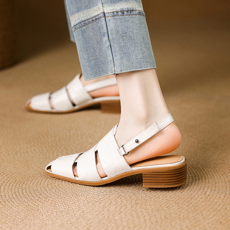 NEW Summer Women Sandals Genui - Casual Sandal Leather 评论和价格