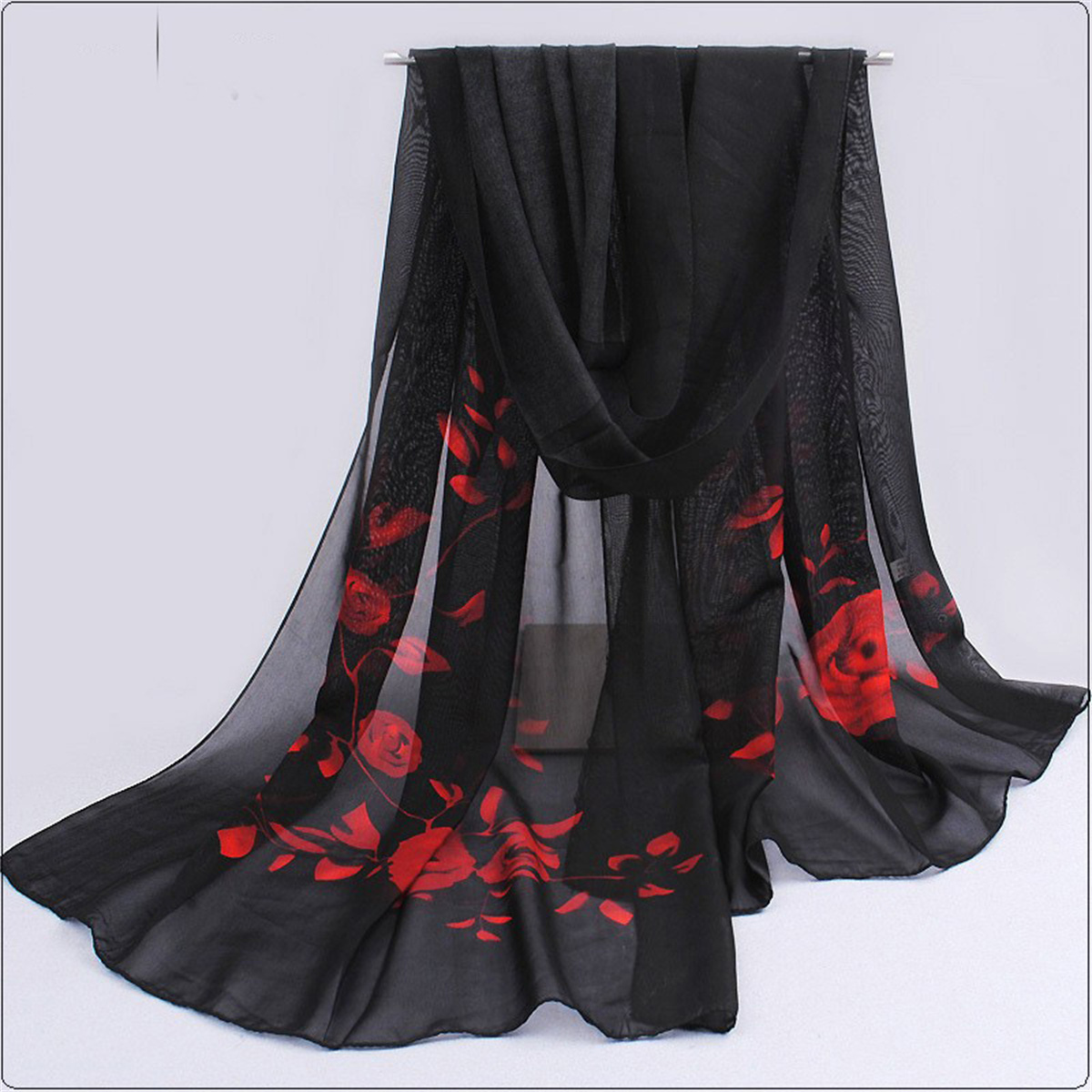 1pcs Chiffon Scarf Simple Eleg - Beach Towel Large 评论和价格
