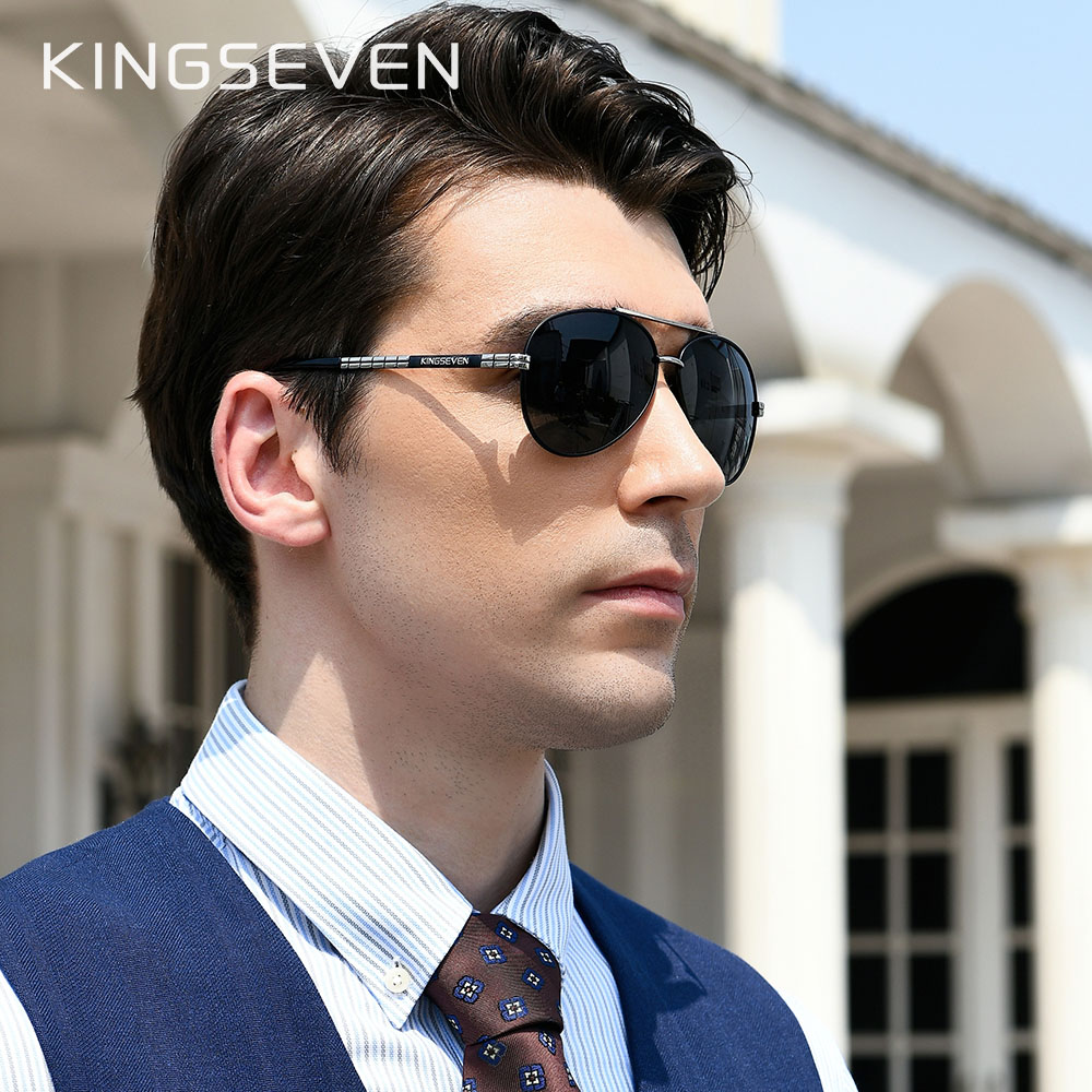 KINGSEVEN 2024 New Design Avia - Sunglasses Aviator Polarized 评论和价格
