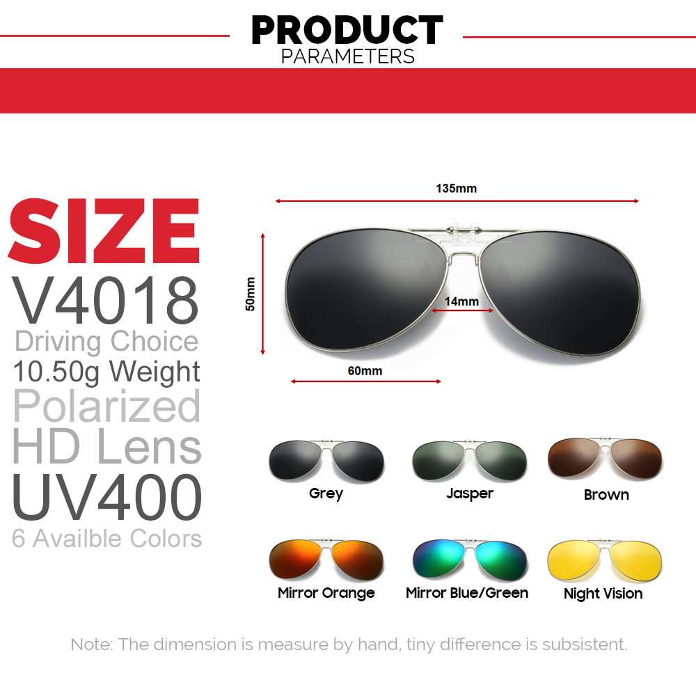 Oversized Pilot Clip on Sungla - Sunglasses Aviator Polarized 评论和价格