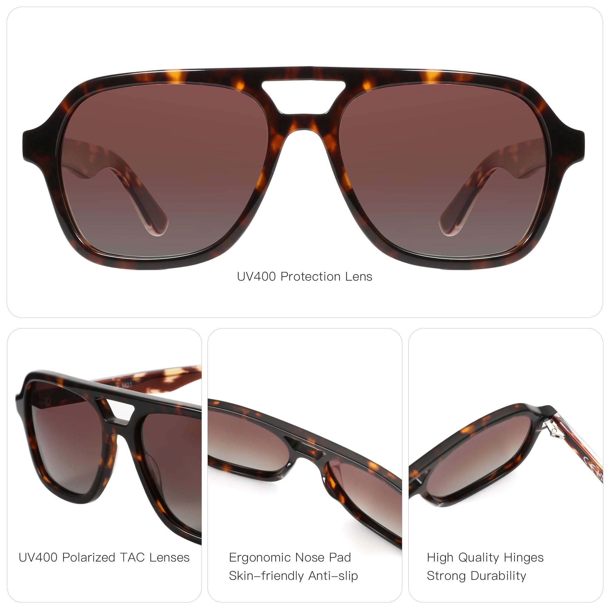 ZENOTTIC Retro Aviator Sunglas - Sunglasses Aviator Polarized 评论和价格